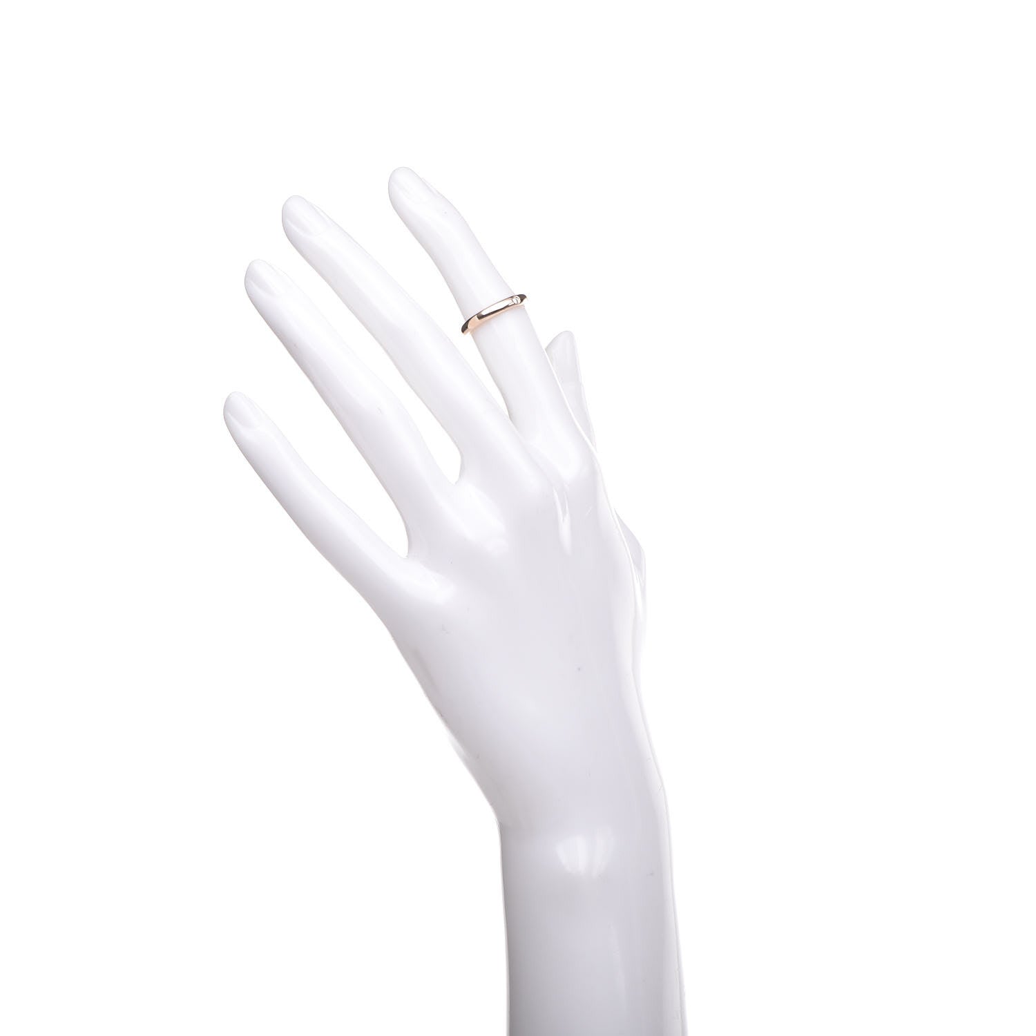 Tiffany 18K Rose Gold Diamond Elsa Peretti Band Ring 45 3.75 2 of 5