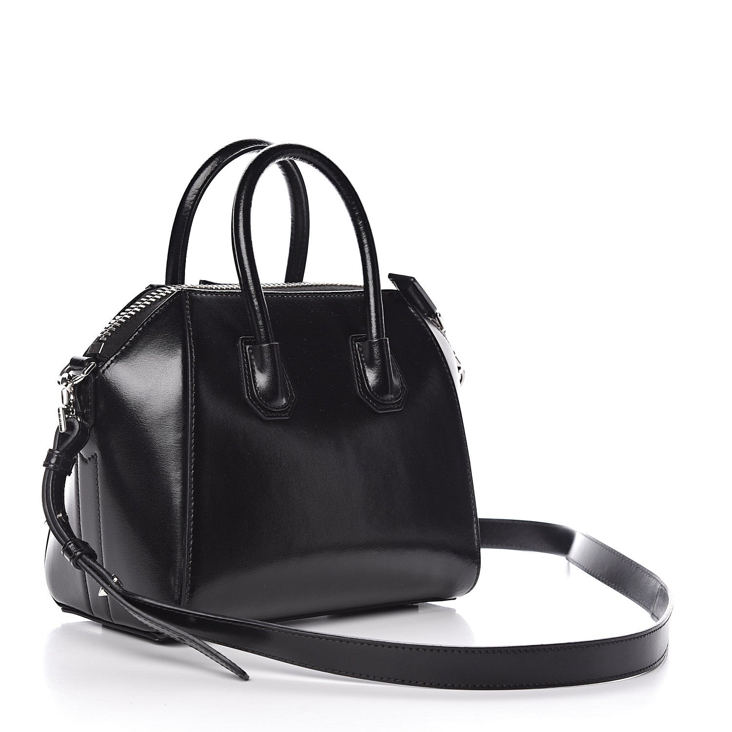Givenchy Shiny Lord Calfskin Mini Antigona Black 3 of 13