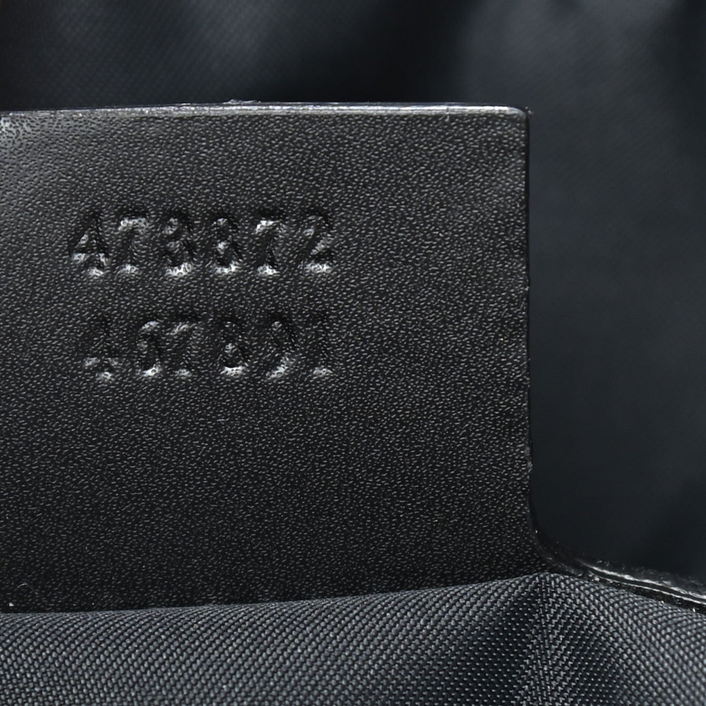Soft GG Supreme Monogram Appia Calfskin Web Drawstring Backpack Black