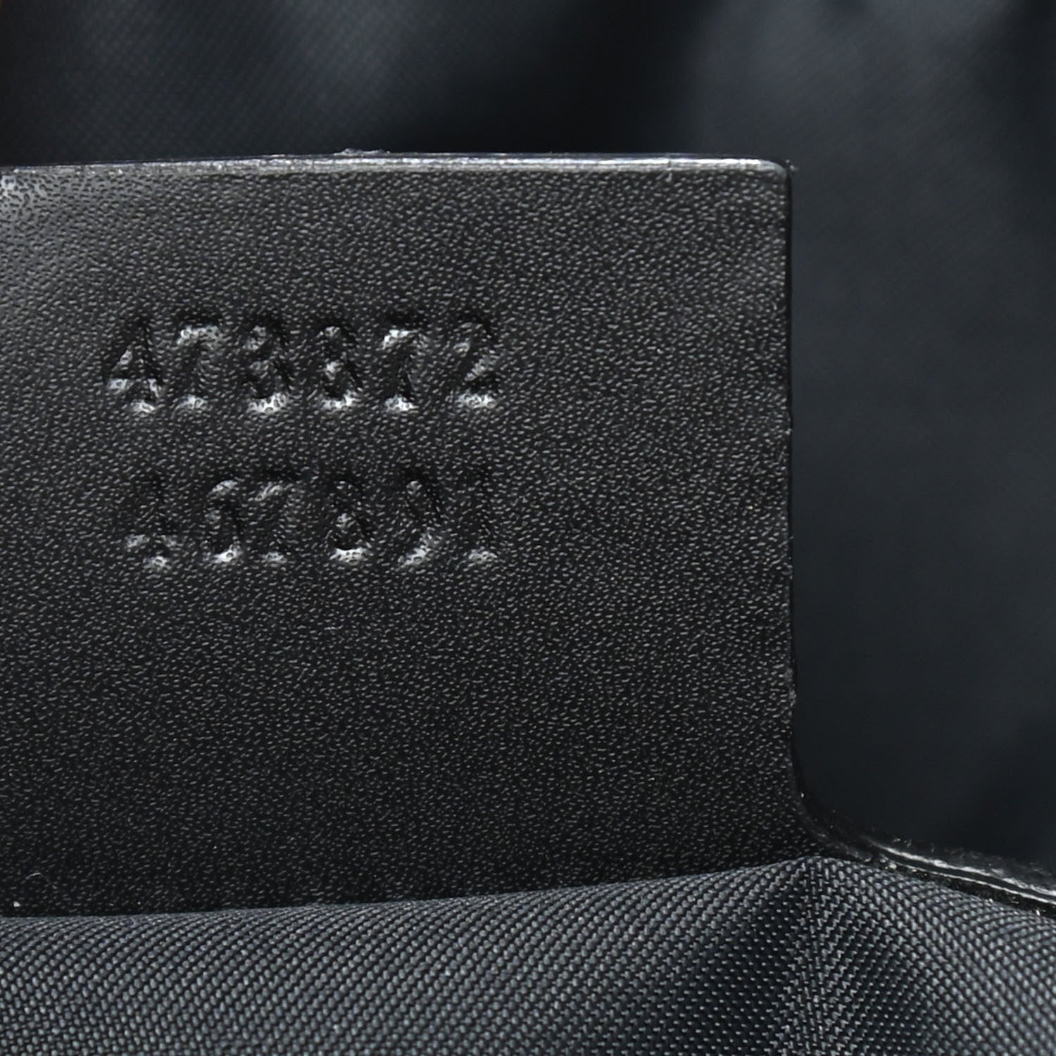 Gucci Soft GG Supreme Monogram Appia Calfskin Web Drawstring Backpack Black 9 of 9