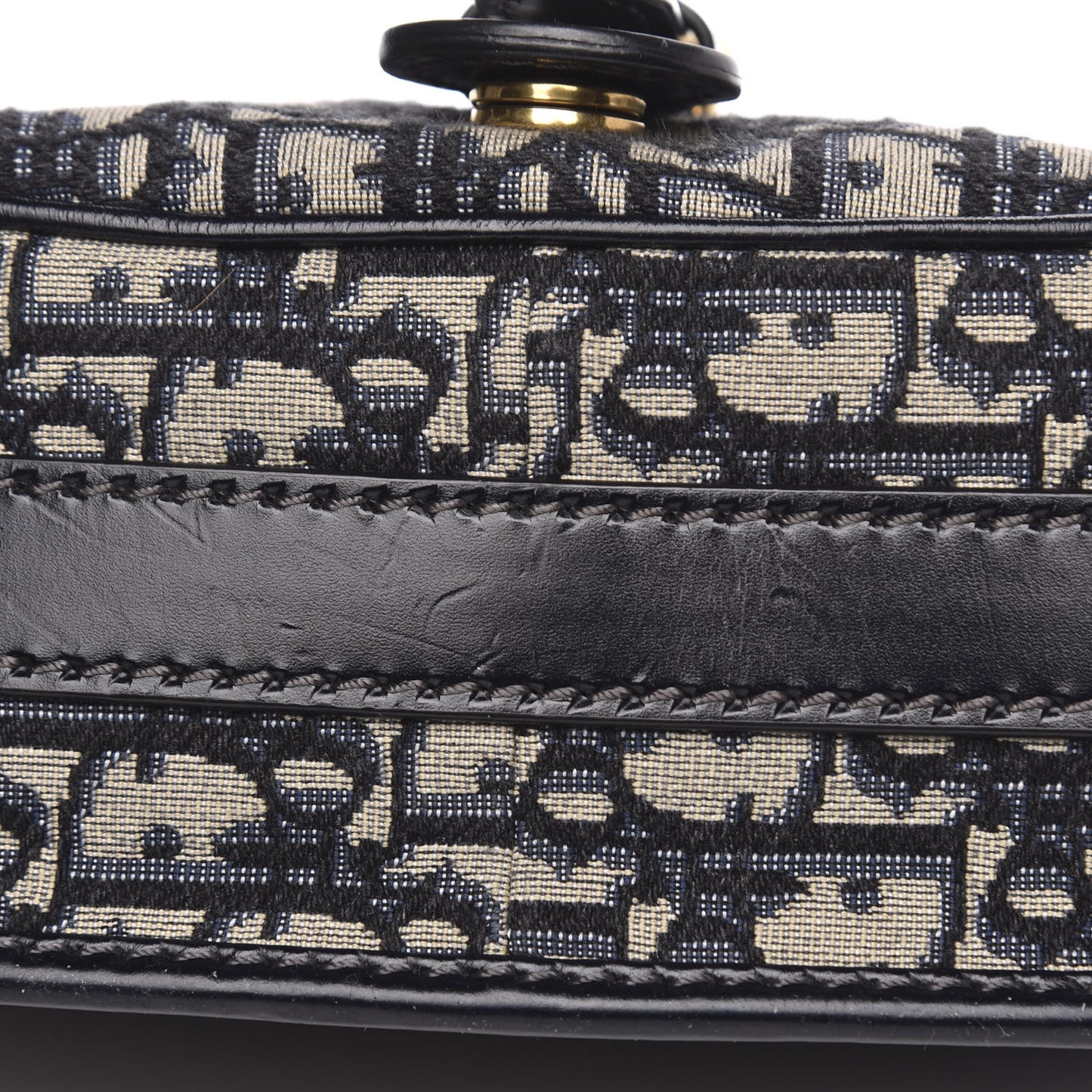 Oblique Crossbody Navy Blue