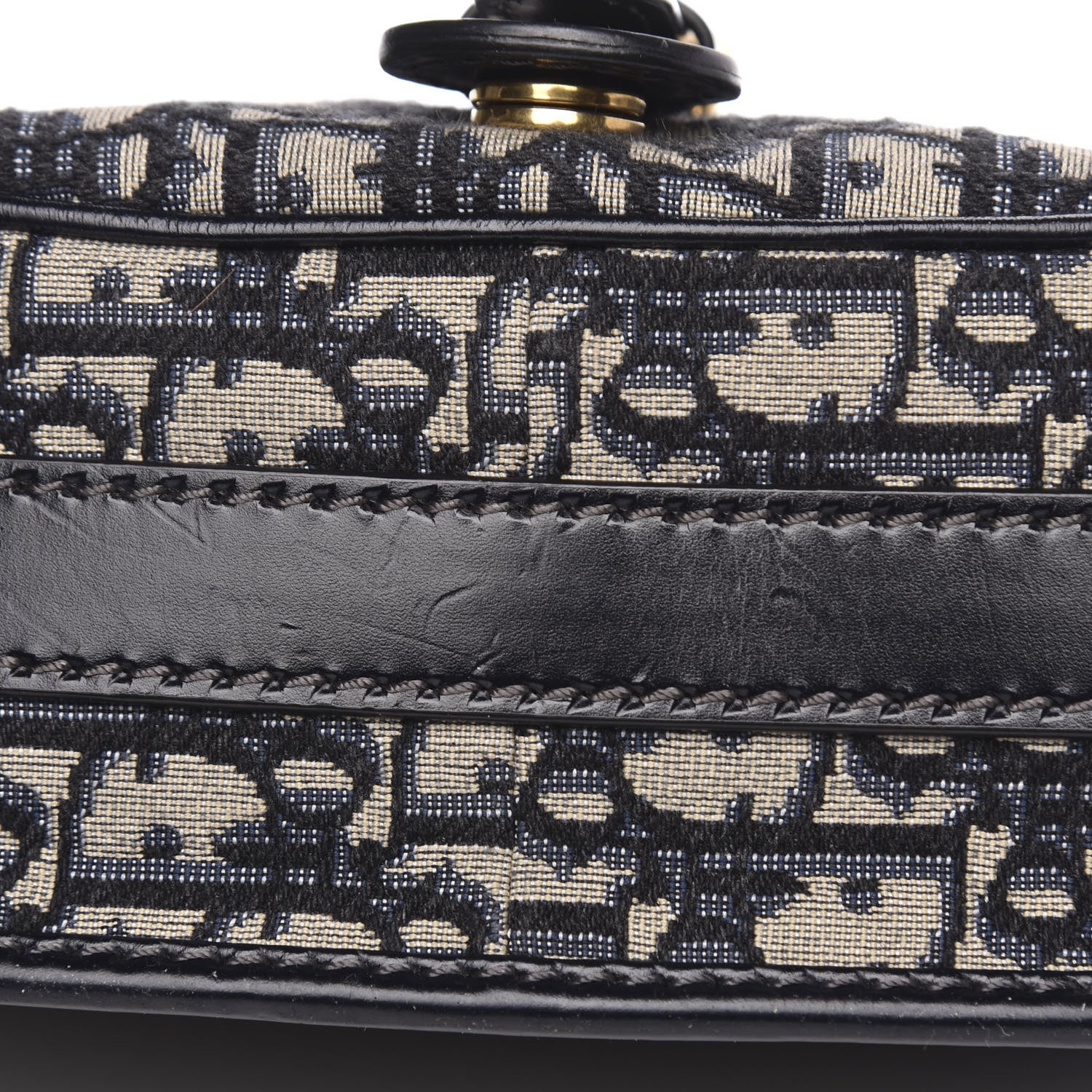 Christian Dior Oblique Crossbody Navy Blue 9 of 16