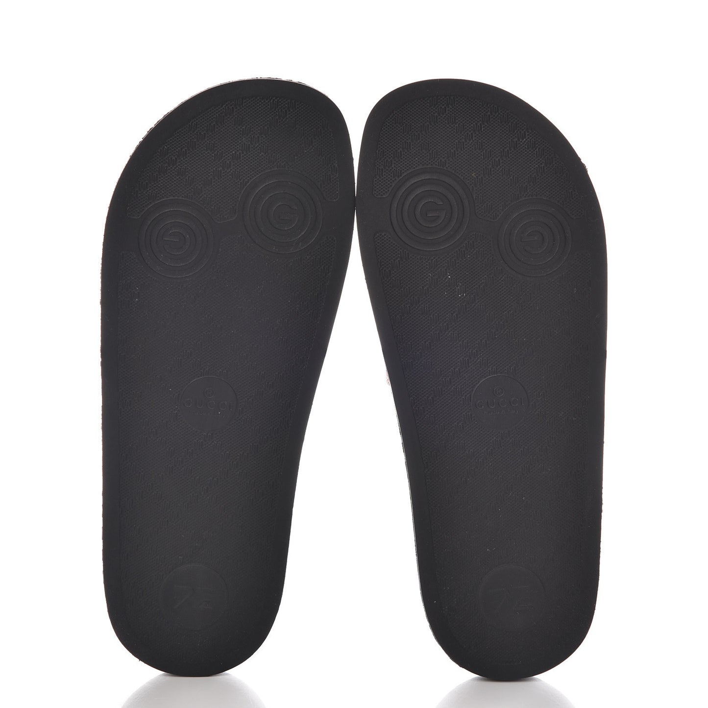 GG Supreme Monogram Blooms Slide Sandals 37 Beige Multicolor