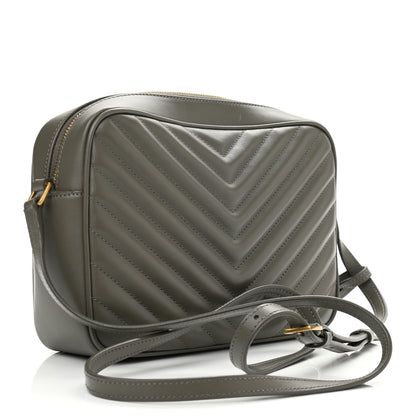 Saint Laurent Calfskin Matelasse Monogram Lou Camera Bag Seaweed 3 of 11