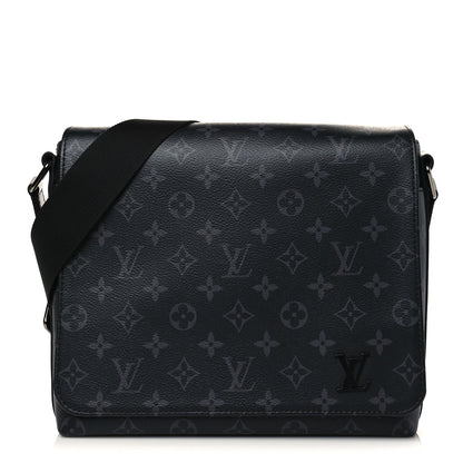 Louis Vuitton Monogram Eclipse District PM Black 1 of 6