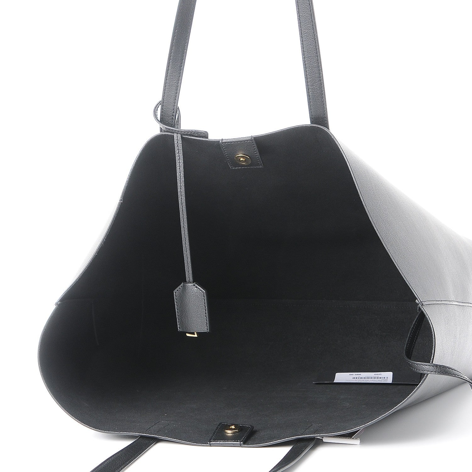 Saint Laurent Calfskin Large Shopping Tote Black 6 of 11