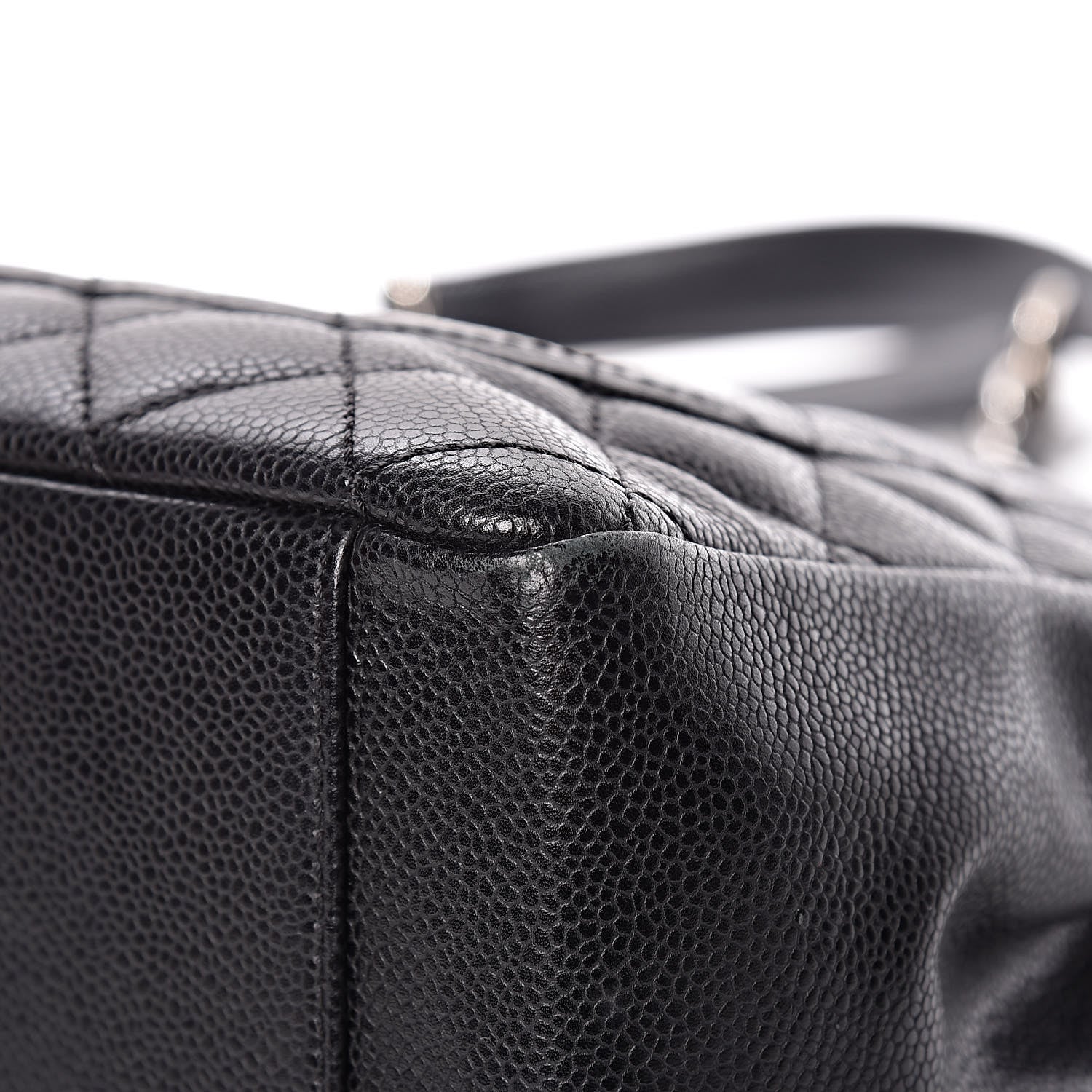 Chanel Caviar Quilted Grand Shopping Tote GST Black 12 of 15