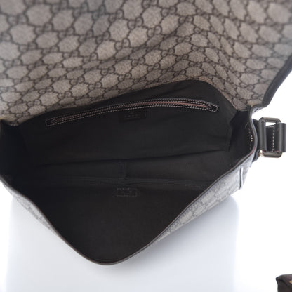 Gucci GG Plus Monogram Web Medium Flap Messenger Beige Dark Brown 5 of 11