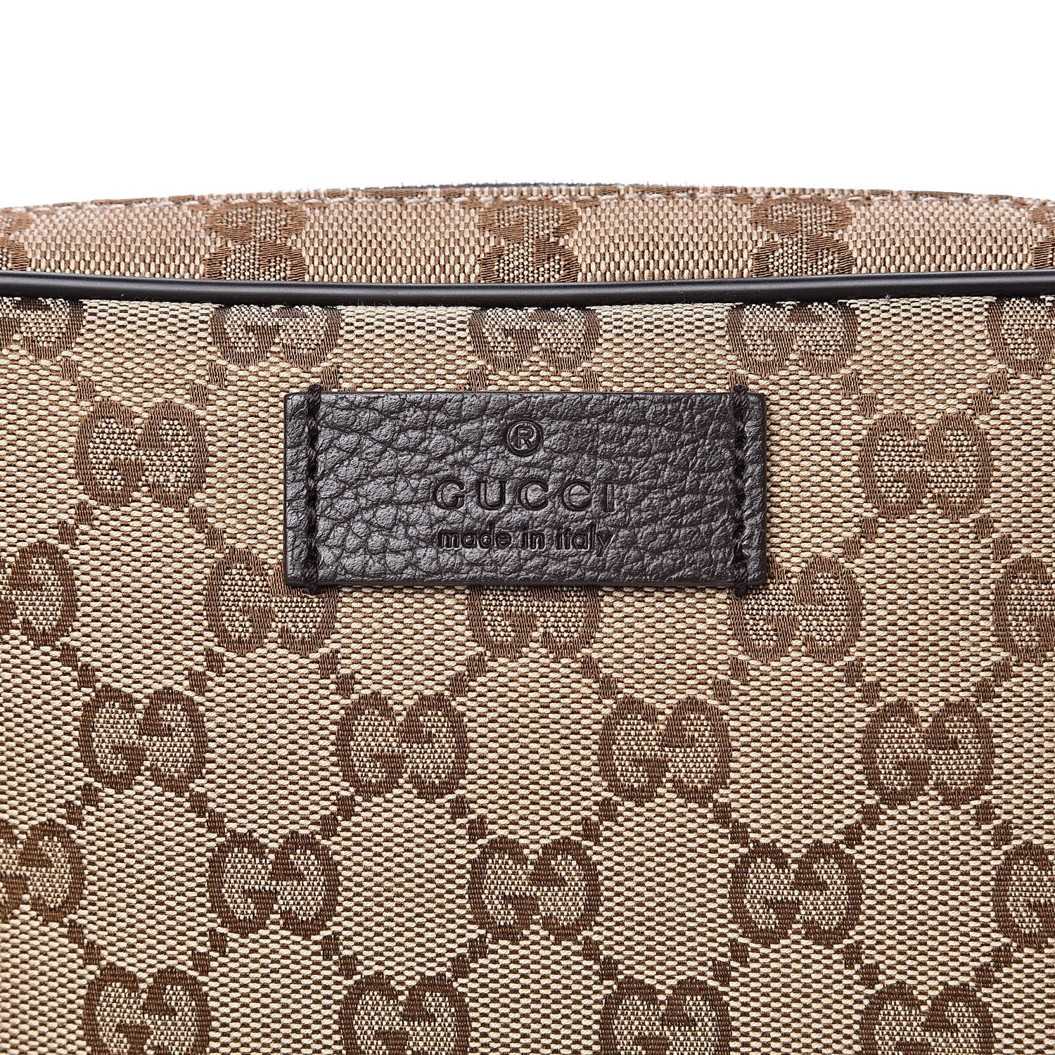 Gucci Monogram Belt Bag Dark Brown 10 of 10