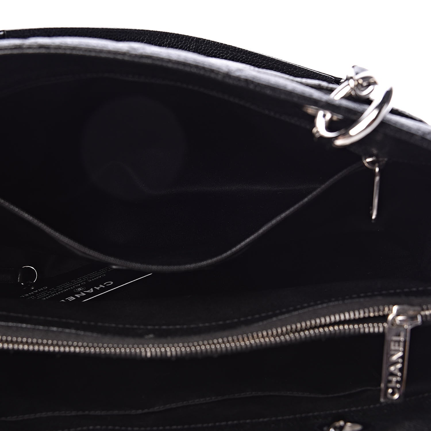 Chanel Caviar Quilted Grand Shopping Tote GST Black 11 of 12