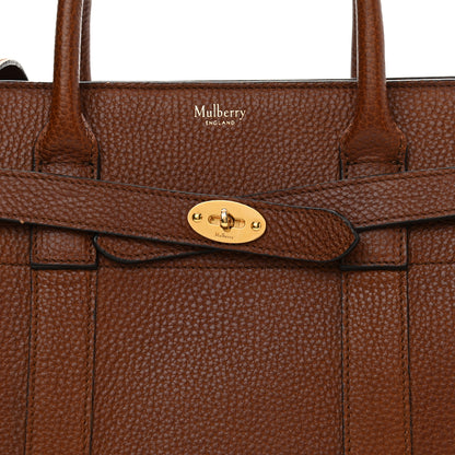 Mulberry Small Classic Grain Mini Zipped Bayswater Chestnut 8 of 16