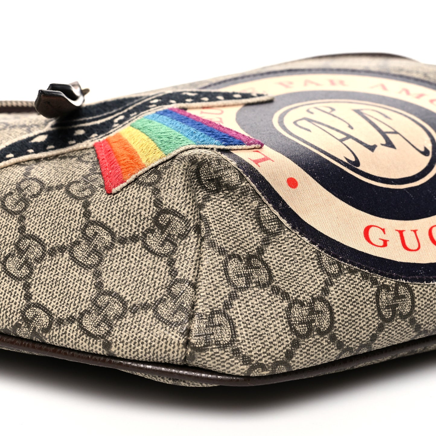 GG Supreme Monogram Courrier Belt Bag Beige New Acero