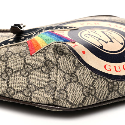 Gucci GG Supreme Monogram Courrier Belt Bag Beige New Acero 10 of 11