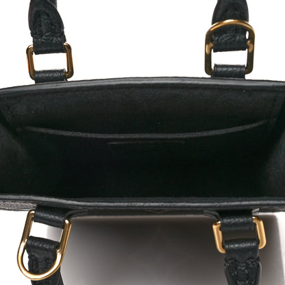 Louis Vuitton Empreinte Monogram Giant Petit Sac Plat Black Beige 5 of 10
