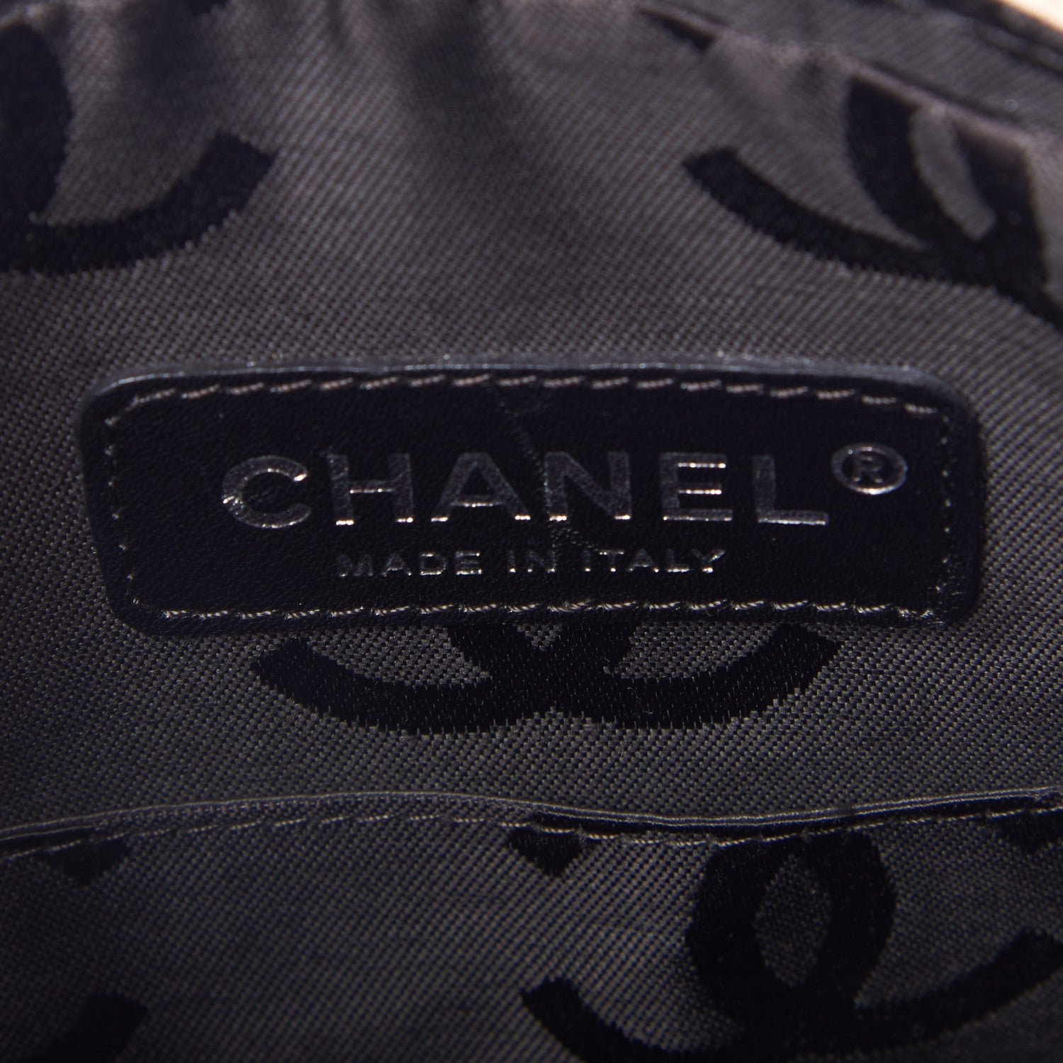 Chanel Calfskin Quilted Medium Cambon Messenger Beige Black 8 of 9
