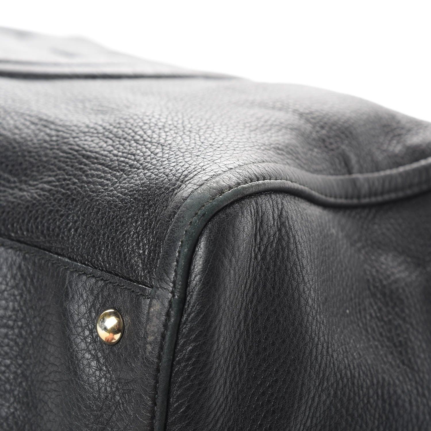 Gucci Pebbled Calfskin Large Soho Top Handle Bag Black 10 of 20