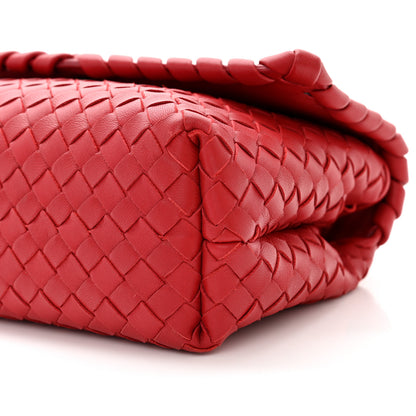 Bottega Veneta Nappa Intrecciato Baby Olimpia Shoulder Bag Vesuvio 10 of 10