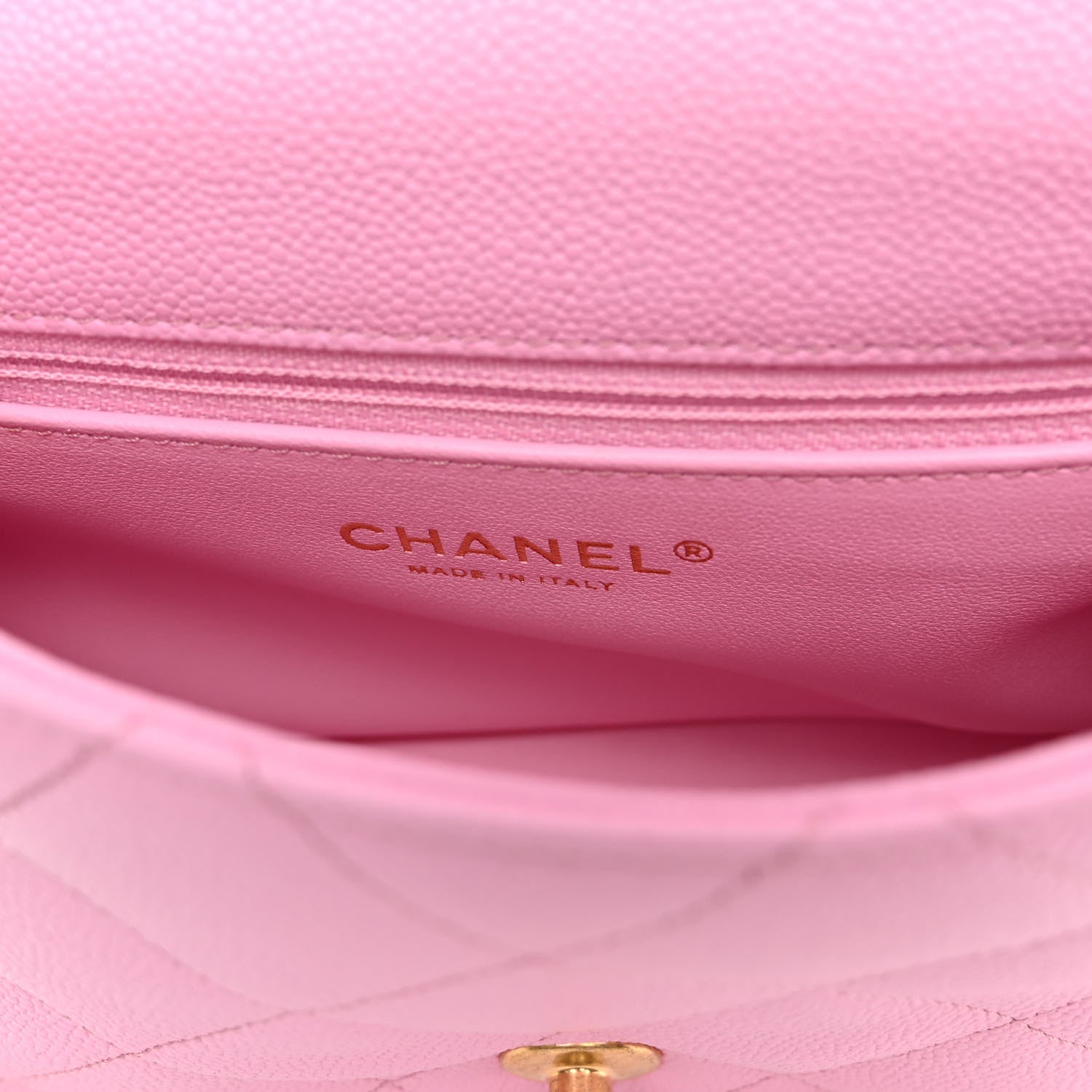 Chanel Caviar Quilted Mini Sweetheart Flap Lilac 6 of 10