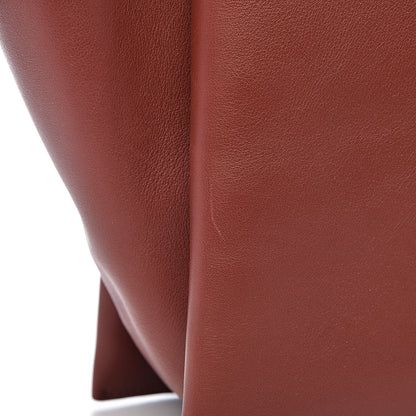 Celine Calfskin Medium Tri-Fold Bag Red Wood 13 of 17