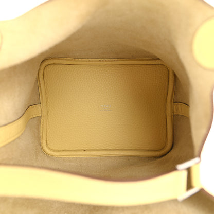 Hermes Taurillon Clemence Picotin Lock 18 PM Jaune Poussin 5 of 10