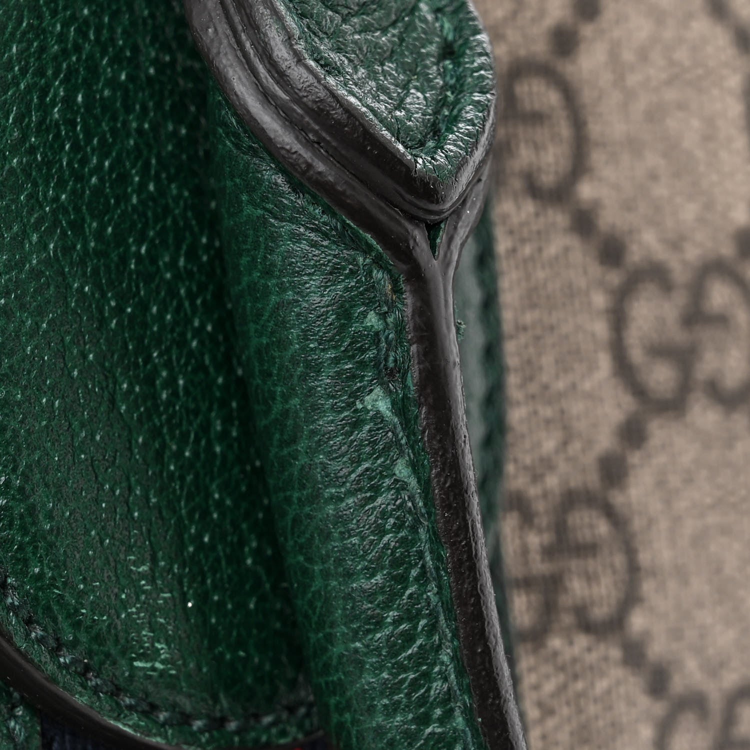 Gucci Soft GG Supreme Monogram Neo VintageWeb Skull Medium Duffle Bag Beige New Acero Green 18 of 20