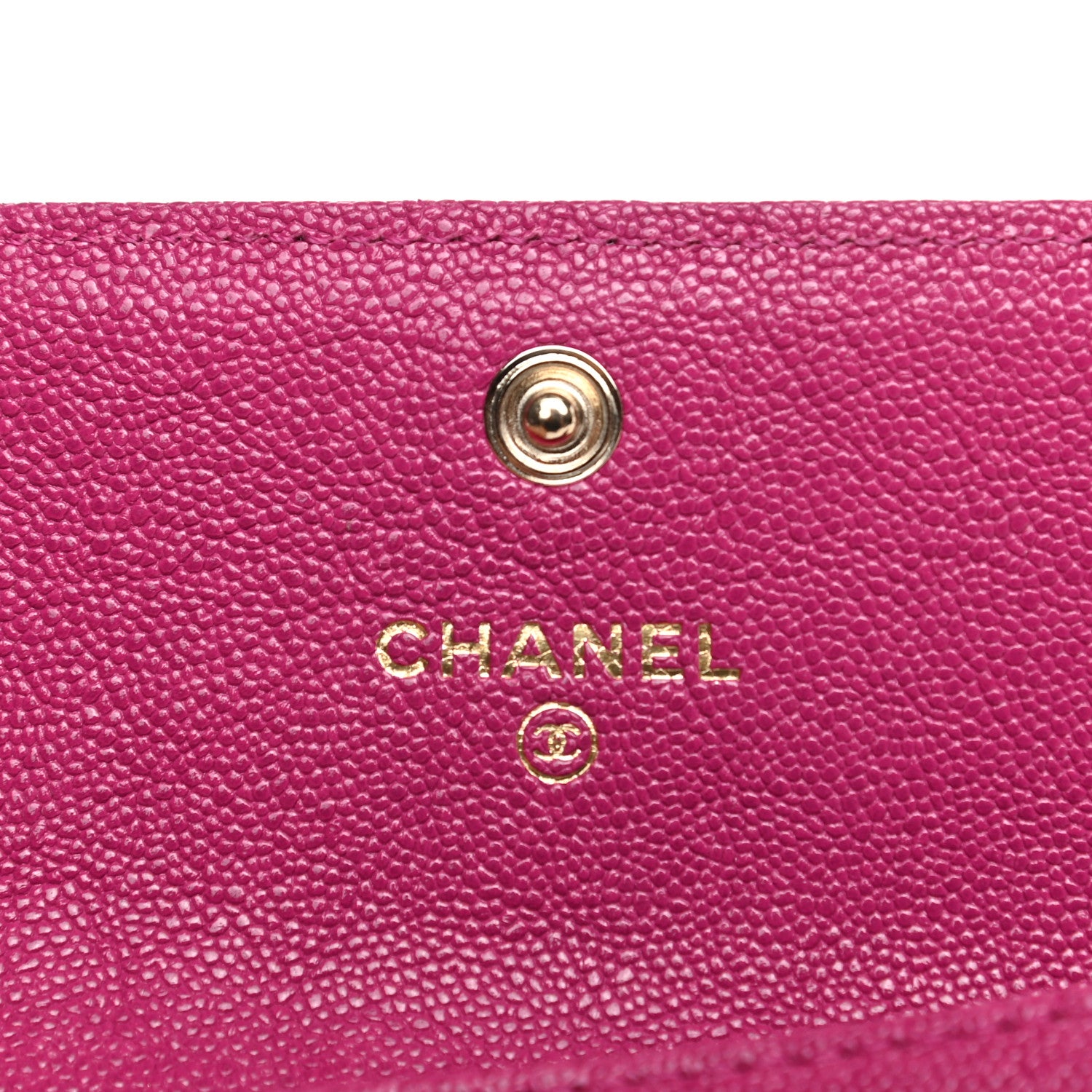 Chanel Caviar Quilted Boy Flap Card Holder Fuchsia 6 of 9