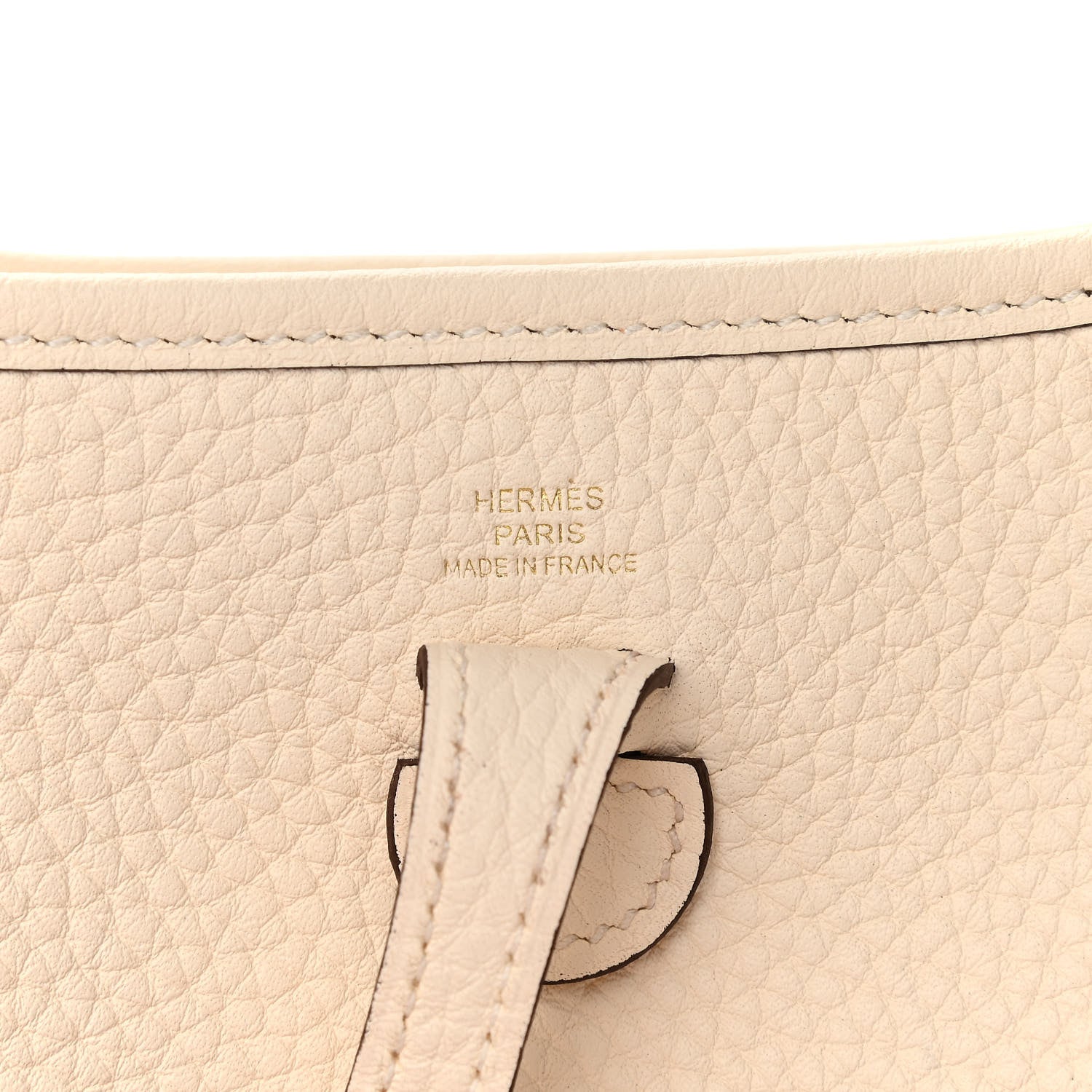 Hermes Taurillon Clemence Amazone Evelyne TPM Nata Craie 6 of 11