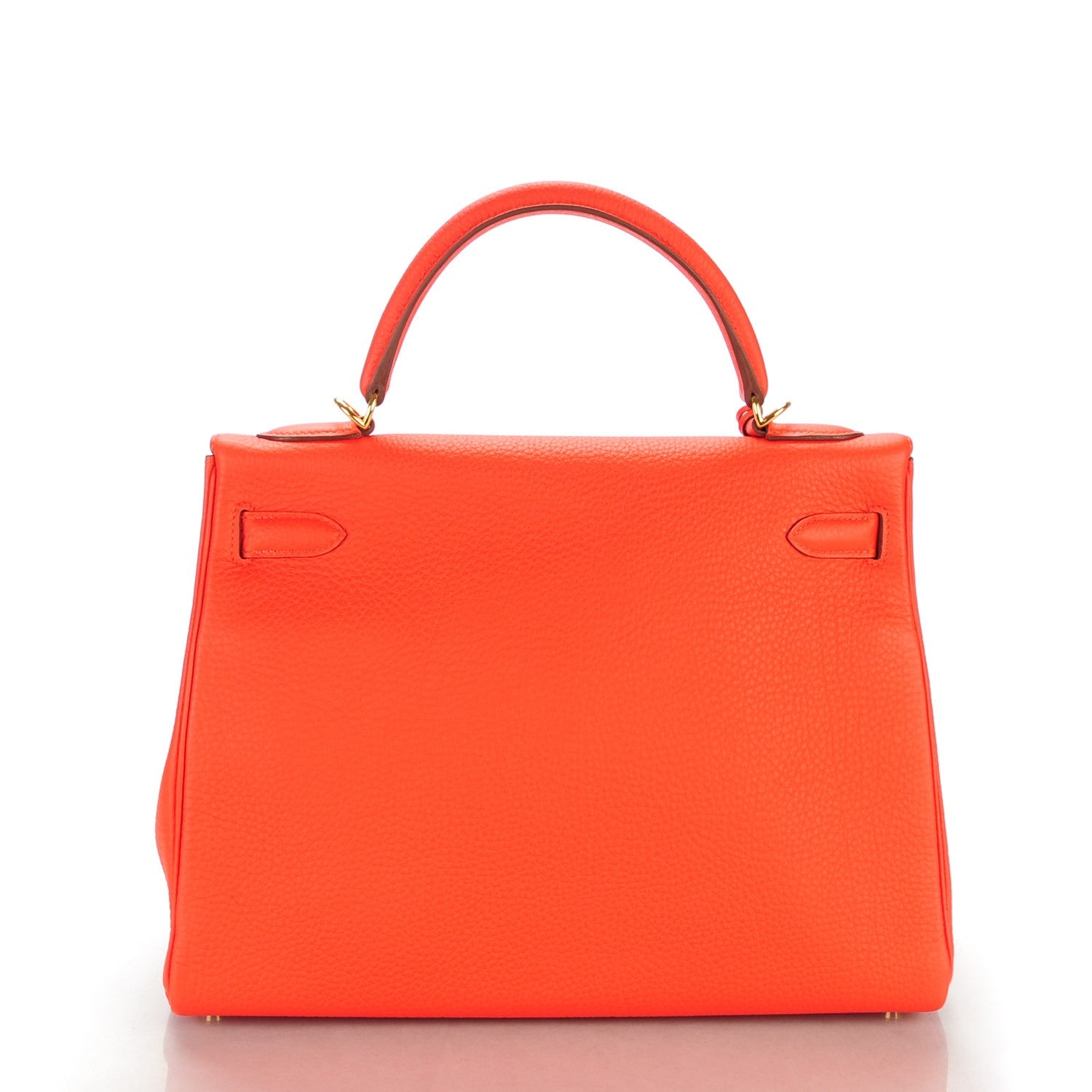 Hermes Togo Kelly Retourne 32 Capucine 4 of 28
