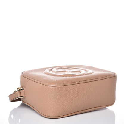 Gucci Pebbled Calfskin Small Soho Disco Bag Camelia 4 of 8