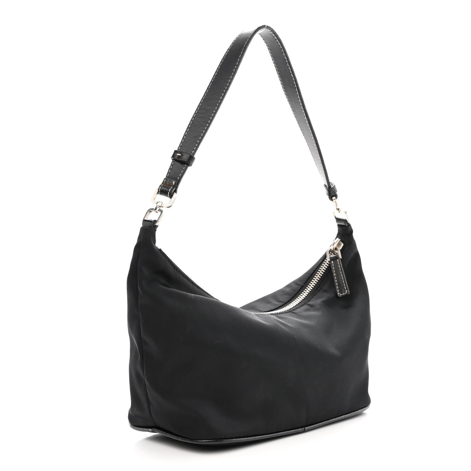 Prada Tessuto Sirio Pochette Black 3 of 14