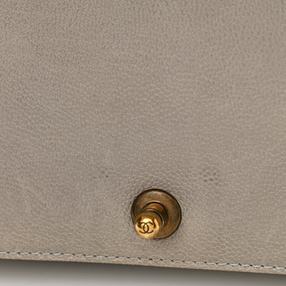 Chanel Caviar Quilted New Medium Boy Flap Grey 9 of 11