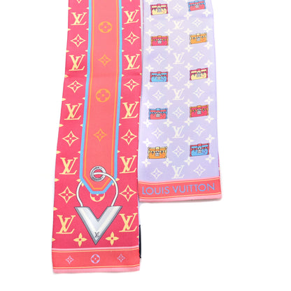 Louis Vuitton Silk Monogram Minimalle Bandeau Lilac 2 of 4