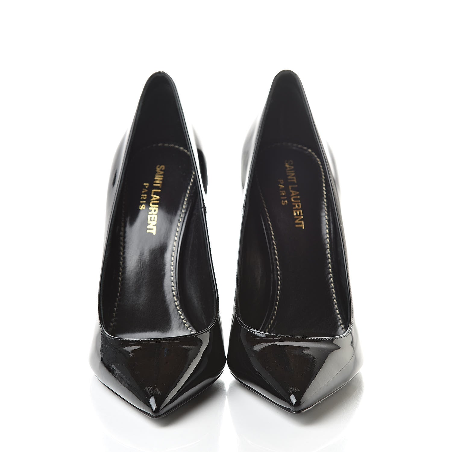 Saint Laurent Patent Opyum 110 Pumps 37.5 Black 2 of 8