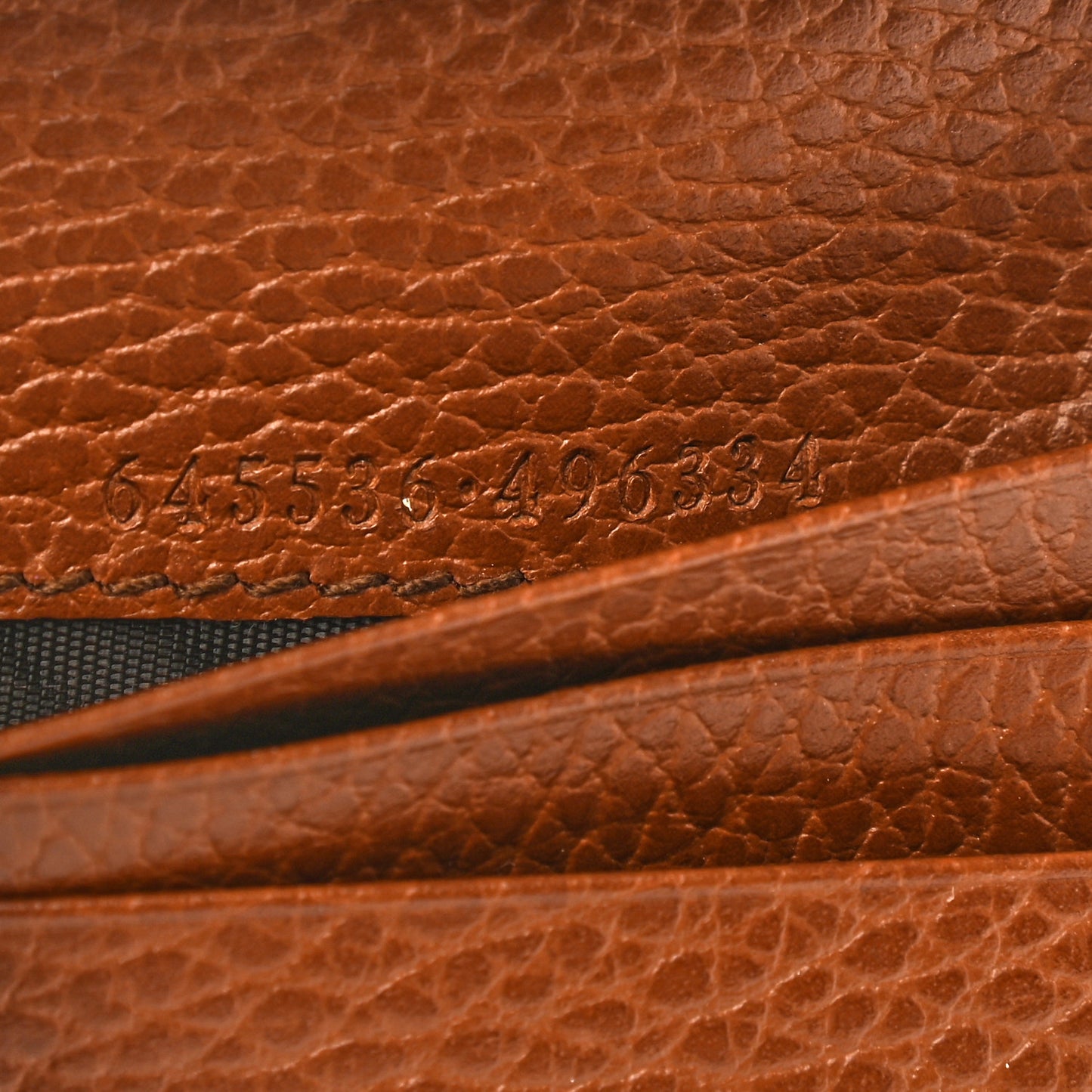 New Denim GG Monogram Jackie 1961 Card Case Blue Tea Cuir