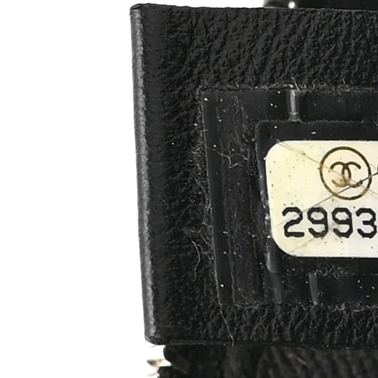 Calfskin Quilted Uniform Waist Belt Bag Black