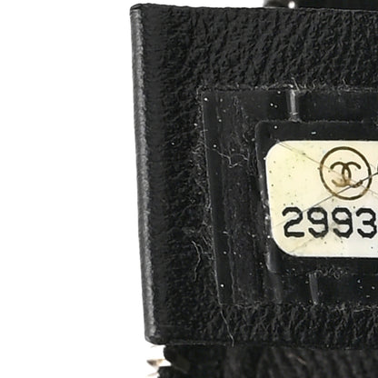 Chanel Calfskin Quilted Uniform Waist Belt Bag Black 7 of 10