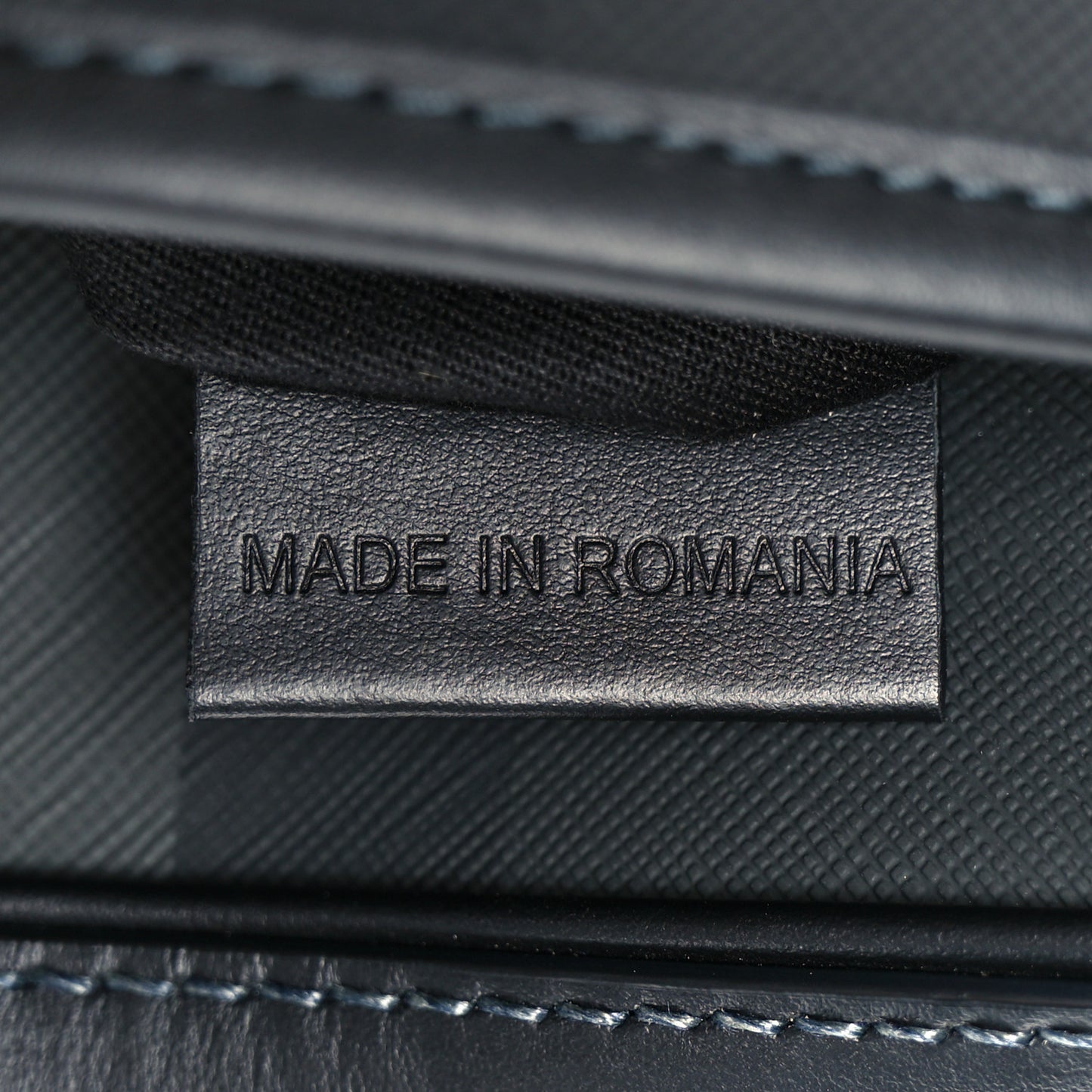 Coated Canvas Calfskin Check Muswell Bag Charcoal