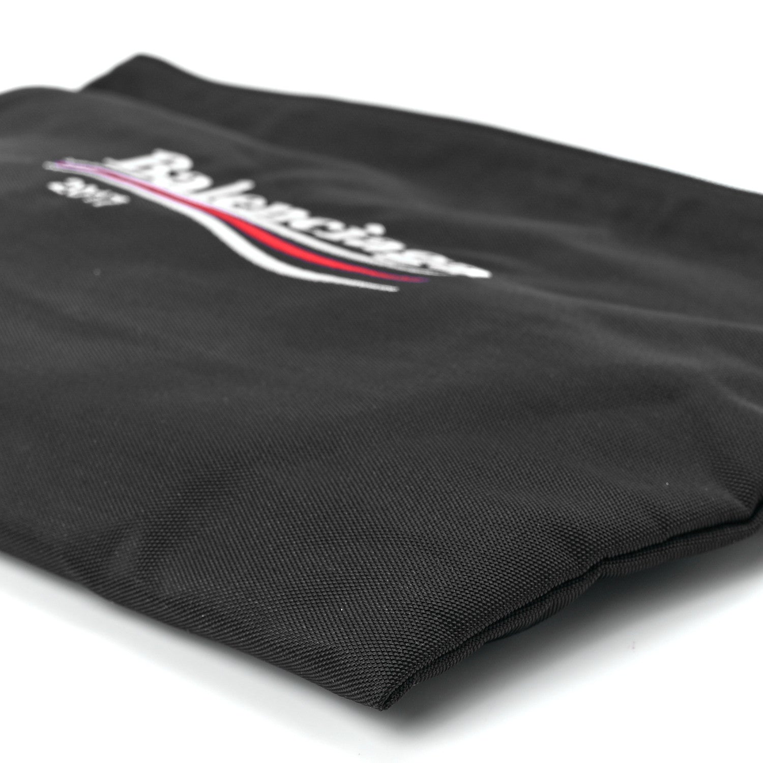 Balenciaga Nylon Political Campaign Logo Embroidered Documents