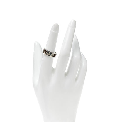 Tiffany Sterling Silver Wide Atlas Open Ring 54 6.75 2 of 4