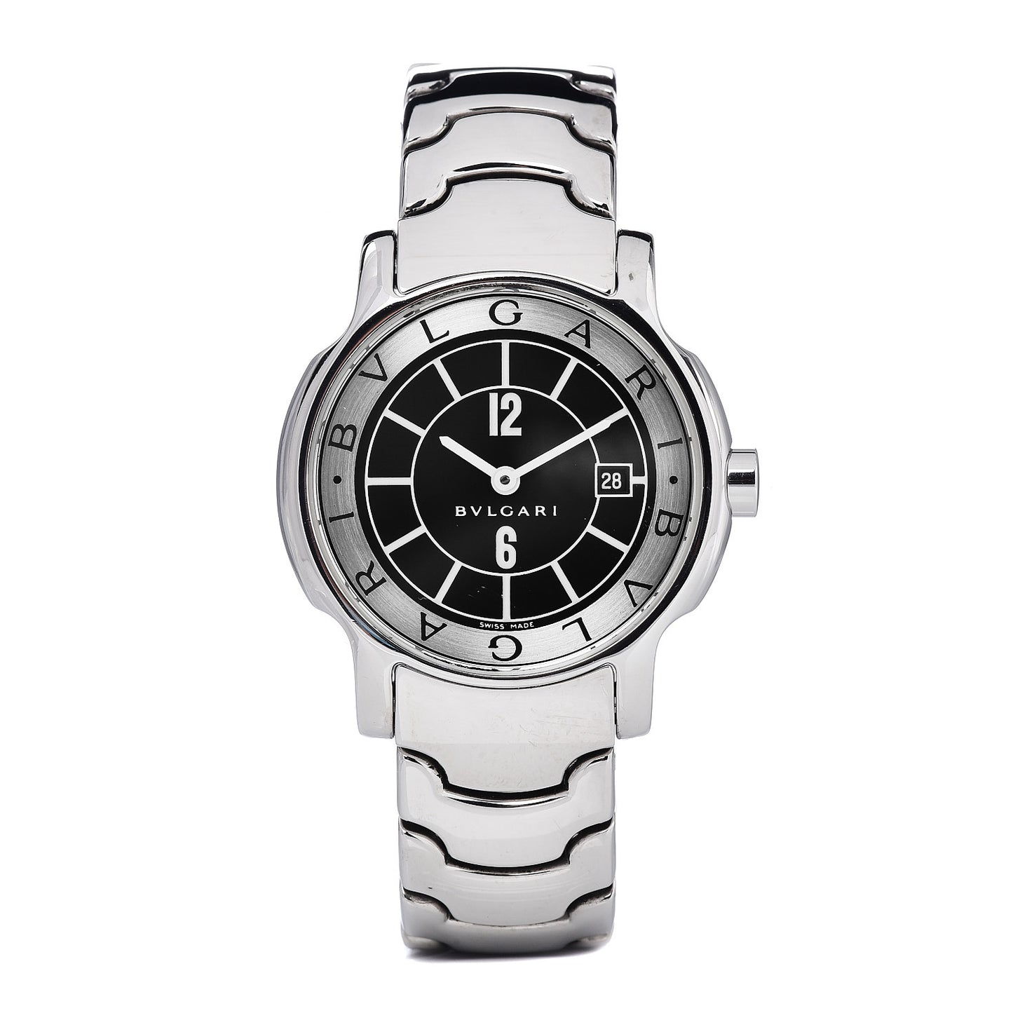 Stainless Steel 29mm Solotempo Quartz Watch Black