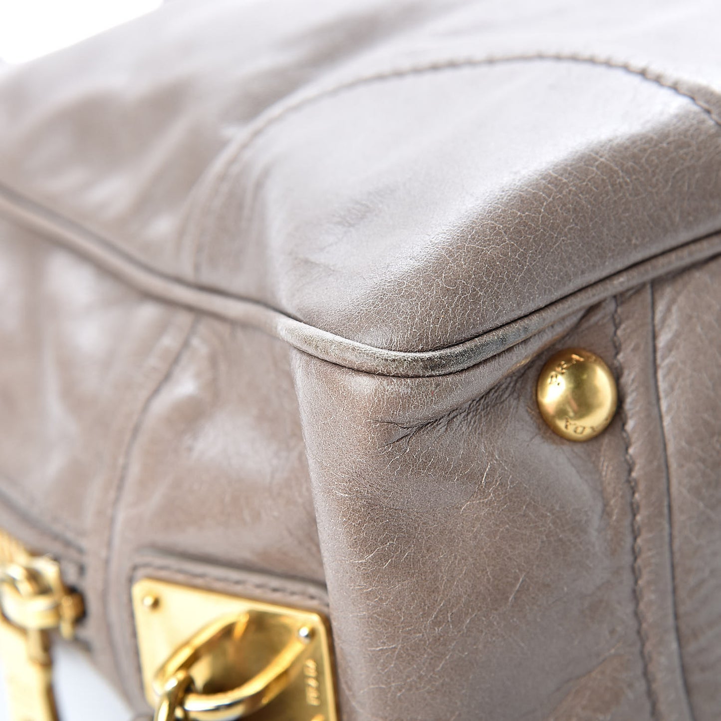 Vitello Shine Bauletto Argilla