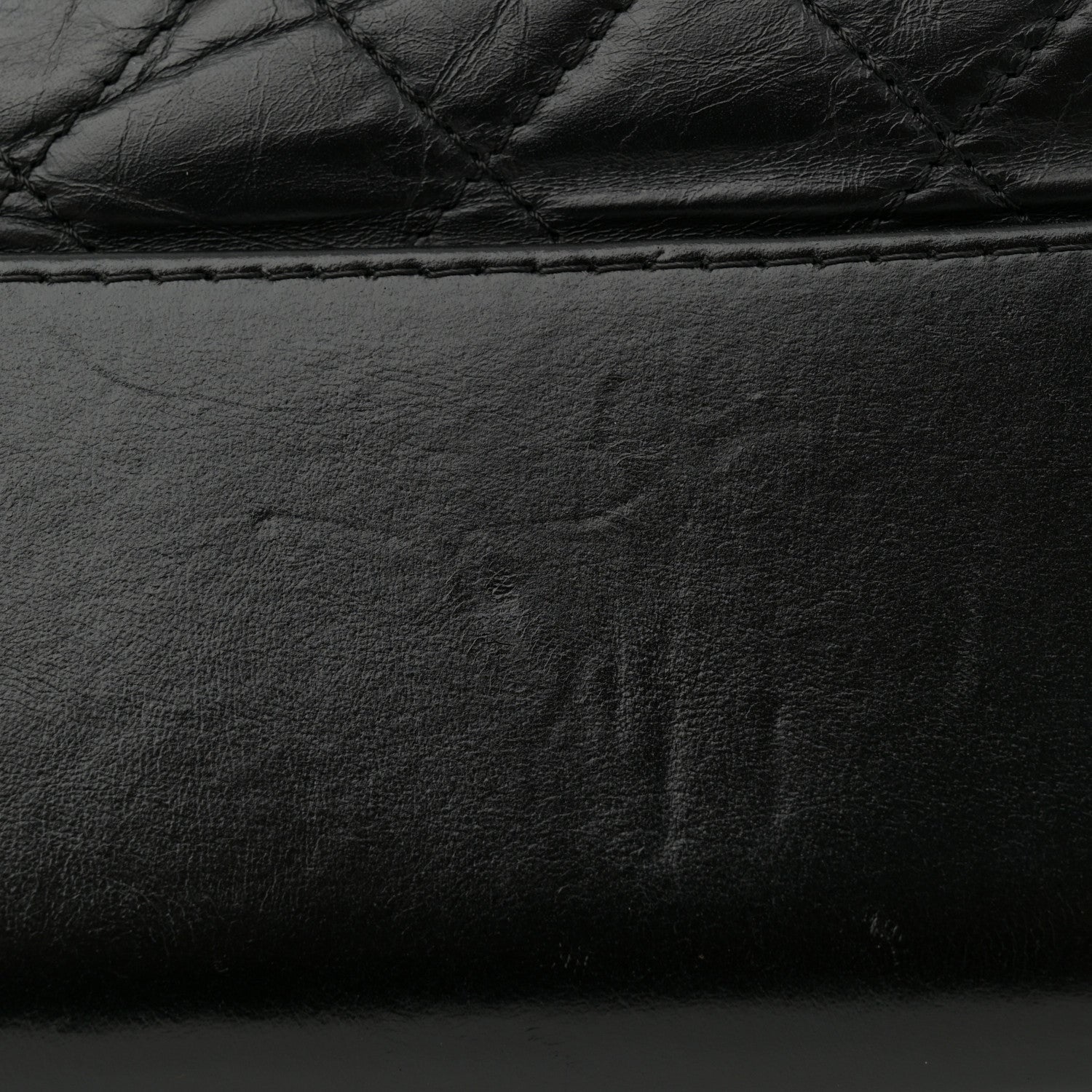 Chanel Aged Calfskin Quilted Medium Gabrielle Hobo Black 12 of 13