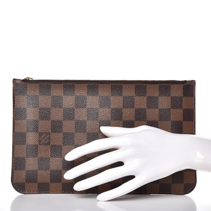 Louis Vuitton Damier Ebene Neverfull MM GM Pochette 2 of 8