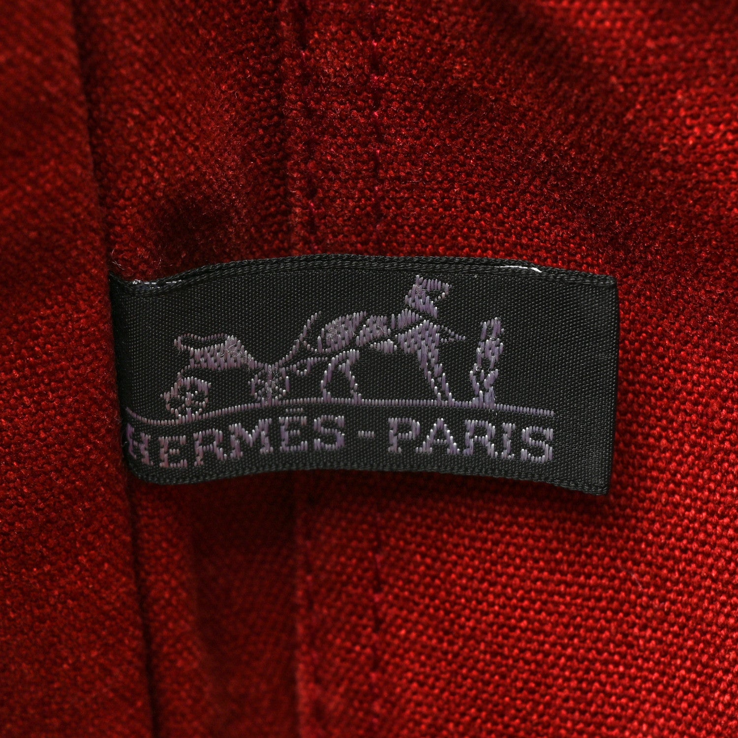 Hermes Canvas Herline PM Tote Red 6 of 16