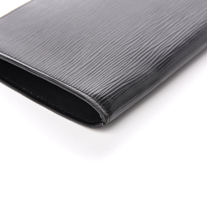 Louis Vuitton Epi Pochette Accessories 24 Black 8 of 9