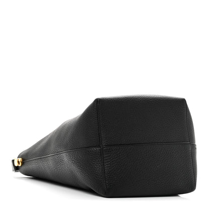 The Row Grained Calfskin Medium N/S Hook Tote Black 4 of 9