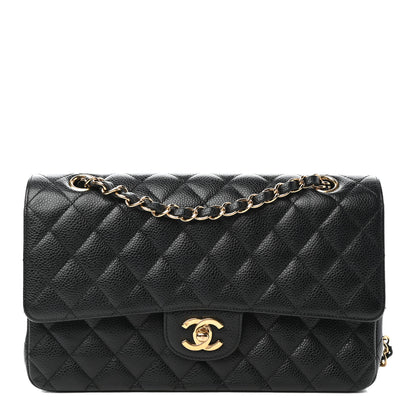 Chanel Caviar Quilted Medium Double Flap Black 1 of 11