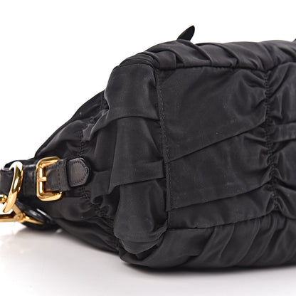 Prada Tessuto Nylon Gaufre Shopping Satchel Black 10 of 18