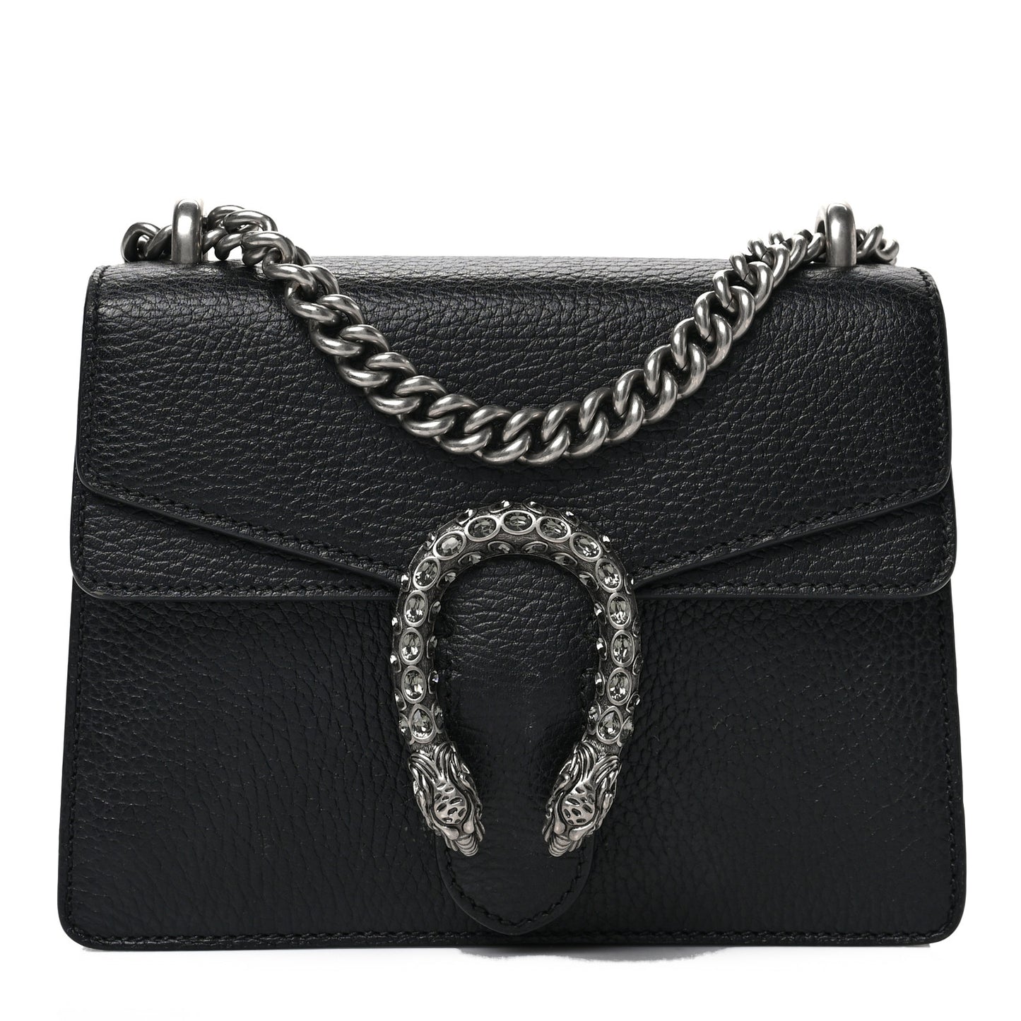 Calfskin Mini Dionysus Shoulder Bag Black