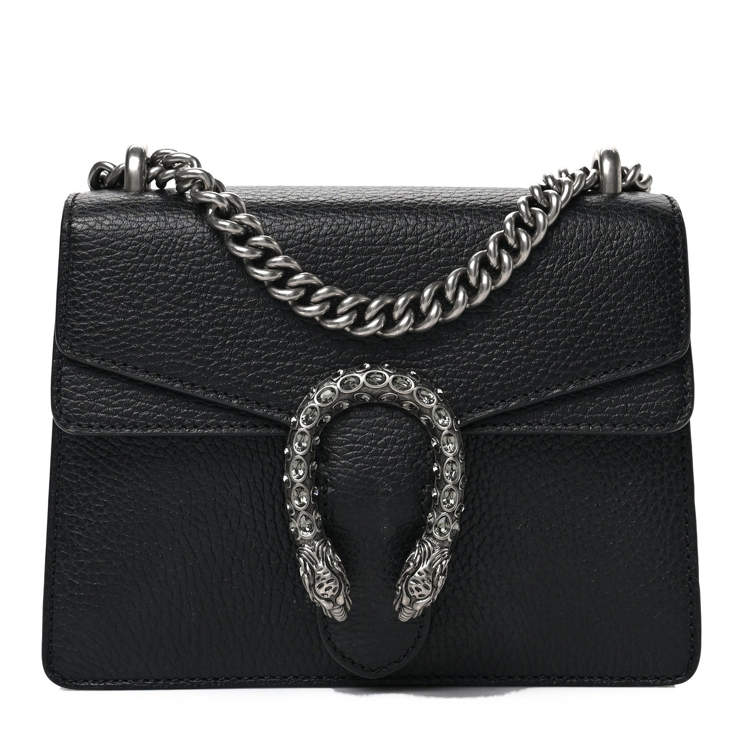 Gucci Calfskin Mini Dionysus Shoulder Bag Black 1 of 10